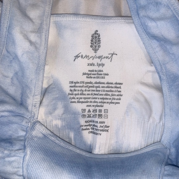 Free People Good Karma Tie Dye Active Brami - Picture 4 of 8
